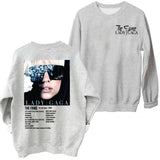 The Fame Lady Gaga Sweatshirt Harajuku Round Neck Long