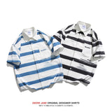 Men Shirts Short Sleeve Shirt Men's Summer Loose Leisure All-Matching Coat