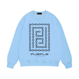 Purple Brand Sweatshirt Loose Crew Neck Sweater