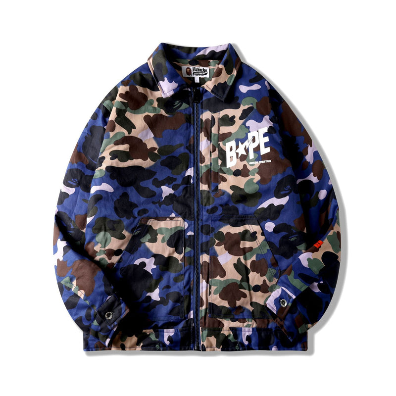 Aape Jacket Autumn and Winter Men's Clothing Camouflage Cotton Jacket Men's Cotton Coat