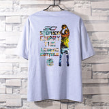 Basketball Sports T Shirt Curry Sports Short-Sleeved T-Shirt Male Student Korean Style Loose