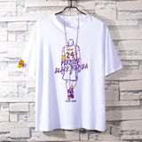 Basketball Sports T Shirt Nba Basketball Clothes James Kobe Cotton Short-Sleeved T-Shirt Men'S Loose