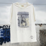 Fog Essentials T Shirts Summer FOG Los Angeles Battle Limited Crew Neck Short Sleeves
