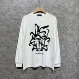 Purple Brand Long Sleeve T-Shirt Fashion Loose Long Sleeve Top