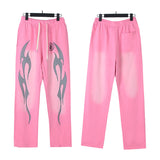Mens trendy Hoodie & Pants Wash Water Make Old Hoodies Sweater Trousers