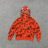 Bape Hoodie Zip-Up Cardigan Two-Hooded Hoodie