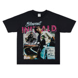 Film Star T Shirt Jay Chou Short Sleeve Retro Street Printed round Neck T-shirt for Men and Women