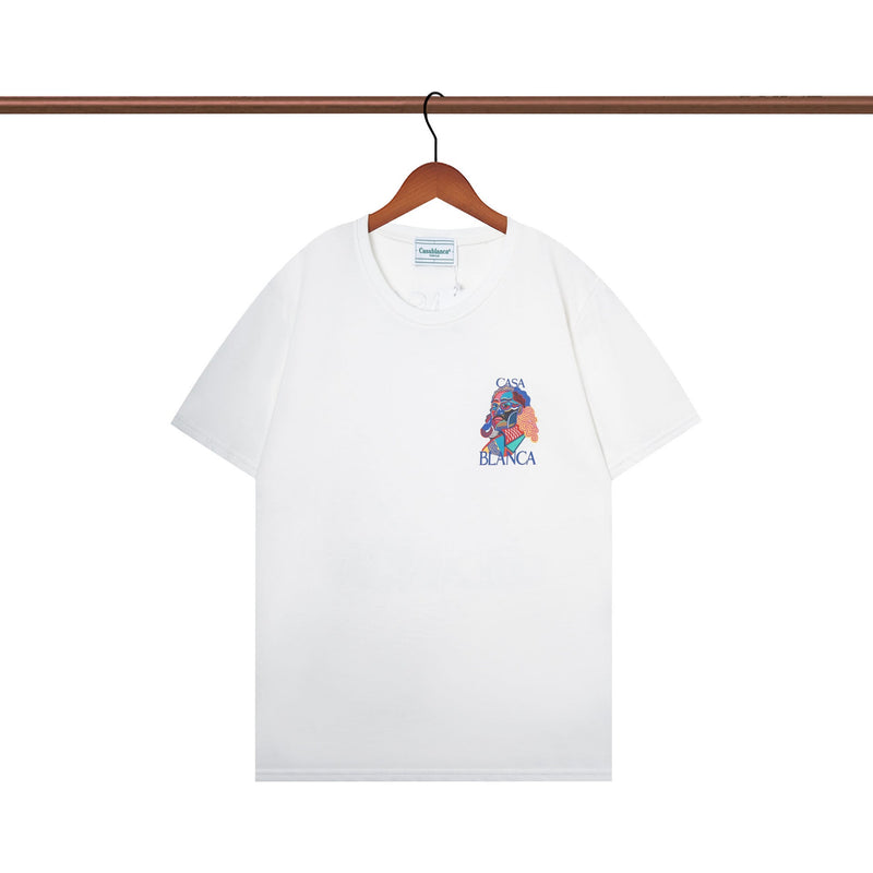 Casablanca T Shirts Crew Neck Loose Cotton Tee