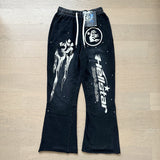 Mens trendy Hoodie & Pants autumn wash make old hoodies sweater