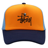 Stussy Hat Printed Truck Cap Baseball Cap Casual Shade Sun Protection Cap