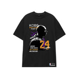 Basketball Sports T Shirt Commemorative Kobe No. 24 Signature Short-Sleeved T-Shirt Men'S Loose Casual Sweatshirt Student