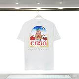 Casablanca T Shirts Unisex Fashion Loose Tee
