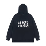 Maison Margiela Hoodie Crew Neck Loose Hooded Sweater