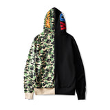 Aape Hoodie Men's Color Matching Camouflage Coat Casual Thin Hoodie