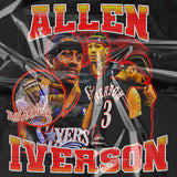 Nba T Shirt Allen Iverson Printed Short-Sleeved T-shirt Heavy Men and Women