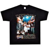 Basket Ball Star T Shirt Allenezailiverson Washed Distressed T-Shirt Printed Retro Loose