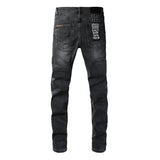 KSUBI Jeans Slim Fit Casual Stretch Ripped Jeans
