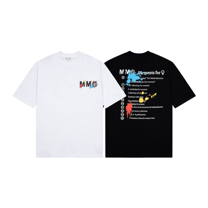 Maison Margiela T-Shirts Crew Neck Loose Short Sleeve T-Shirt