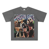 Film Star T Shirt Movie New Dragon Inn Short Sleeve Loose Retro American Street T-shirt Men and Women