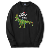 Dinosaur Christmas Hoodies e Rex Merry Xmas Round