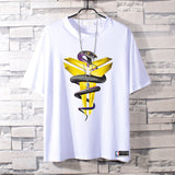 Basketball Sports T Shirt Commemorative Kobe No. 24 Signature Short-Sleeved T-Shirt Men'S Loose Casual Sweatshirt Student