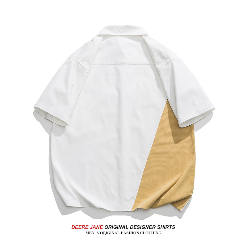 Men's Shirts Casual Short-Sleeved Shirt Men's Shirt Summer Loose
