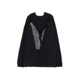Vlone Hoodie Autumn Winter Hot Diamond Alphabet Hooded