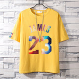 Basketball Sports T Shirt Cotton Short-Sleeved T-Shirt Men'S Sports Half Sleeve Nba Basketball Clothes Loose