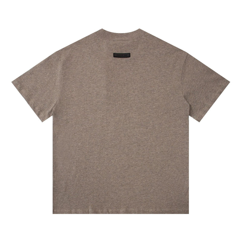 Fog Essentials T Shirts Spring/Summer FOG Double Line Logo Pattern Crew Neck Short Sleeves
