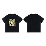 Synaworld T Shirts central cee Short Sleeve Classic Letter L Loose Casual T-Shirt