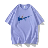 Nasa T Shirt Short-Sleeved T-Shirt Men'S Summer Casual Cotton Loose