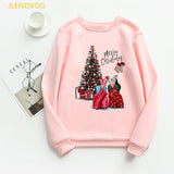 Christmas e and Christmas gifts print hoodies women clothes