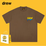 Drew T Shirts Cotton Short-Sleeved Printed T-shirt