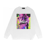Purple Brand Long Sleeve T-Shirt Fashion Loose Long Sleeve Top
