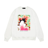 Purple Brand Sweatshirt Loose Crew Neck Sweater