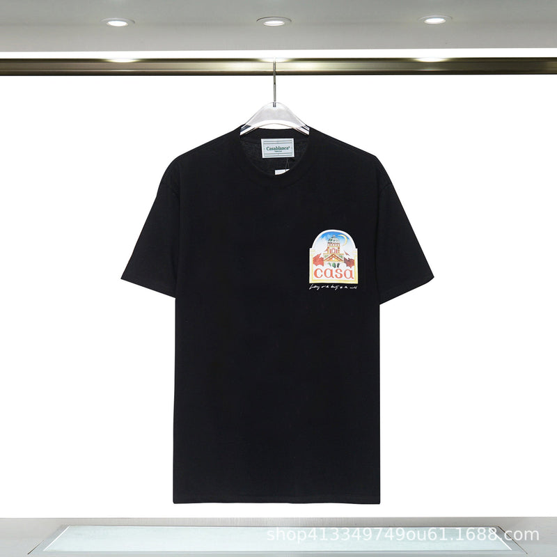 Casablanca T Shirts Unisex Fashion Loose Tee