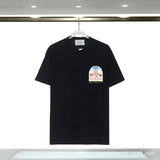 Casablanca T Shirts Unisex Fashion Loose Tee
