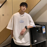 Nasa T Shirt Short-Sleeved T-Shirt Men'S Summer Clothes Loose Teen