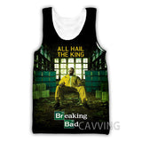 Heisenberg T Shirt 3d Digital Printing Breaking Bad Men Women Casual Vest