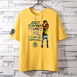 Basketball Sports T Shirt Curry Sports Short-Sleeved T-Shirt Male Student Loose-Fitting Plus Size Half-Length Sleeves