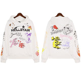 Hellstar Hoodie Logo Print Hoodie Fashion