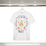 Casablanca T Shirts Loose Short Sleeve T-Shirt