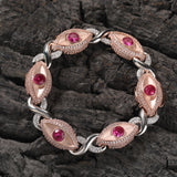 Chains hiphop hip hop rap 13mm red eyes 8-figure chain Royalty St. Valentine's