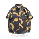 Men's Shirt Short Sleeve Shirt Men's Loose Casual