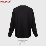 MIJKO Mens Jacket Zip Knitted Sweater