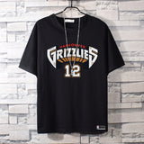 Basketball Sports T Shirt Summer Cotton Short Sleeve T-Shirt Male Student Basketball Sports Loose