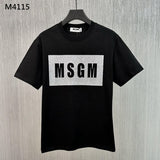 MSGM T-Shirt Loose Short Sleeve T-Shirt