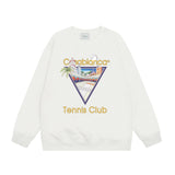 Casablanca Sweatshirts Crew neck sweater autumn and winter print men and women