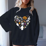 Halloween O-neck Sweatshirt Unisex Fashion