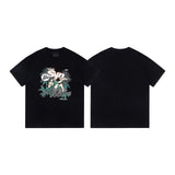 Synaworld T Shirts central cee print loose t-shirt